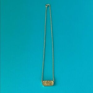 Trifari gold-tone Cancer zodiac pendant.  Approximately 14.5” total length.